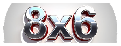 8x6 logo